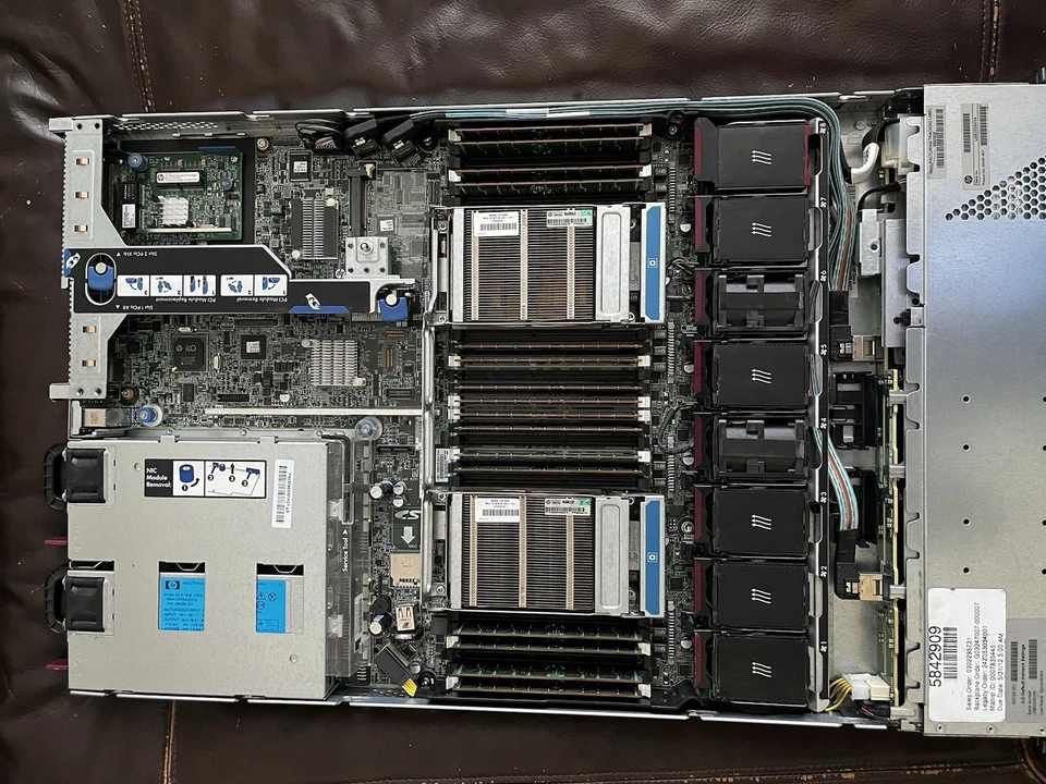 HP ProLiant DL360P G8 SFF CTO Rack Mountable Server (661189-B21) - Image 3 of 4