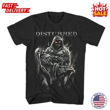 SALE Disturbed Lost Souls T Shirt Men Rock Band Tee Metal Music Classic Inspired