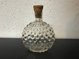 Antique Studded Bottle Liquor Bottle Glass Demolition Pre 1900