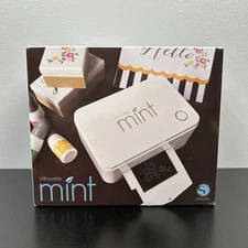 Silhouette Mint Custom Stamp Maker Printer (White) Silhouette America 2015 New