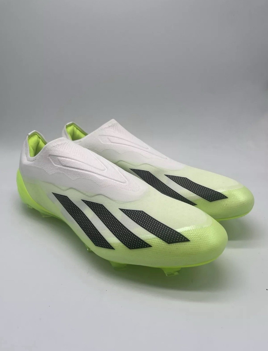Adidas X CRAZYFAST.1 Laceless FG Soccer Cleats White GY7378 Men's