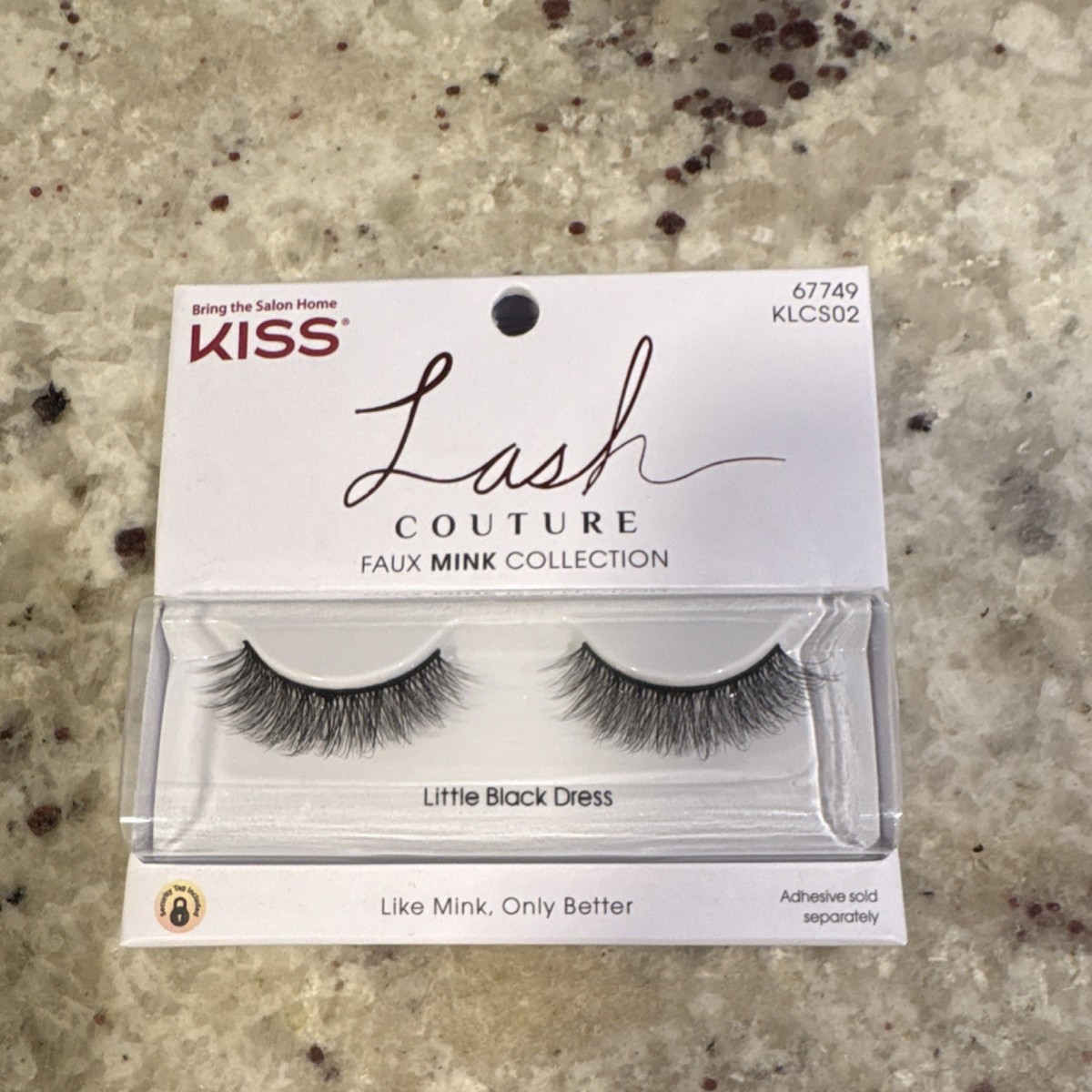 Kiss Lash Couture Faux Mink Collection Little Black Dress Strip Eyelashes Black Kiss Lash Couture Faux Mink Collection Little Black Dress Strip Eyelashes Black