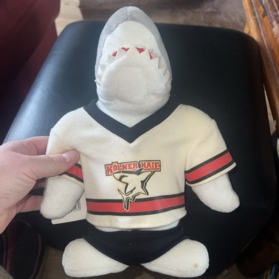 KEC Kölner Haie Sharky Mehrfach Signiert Eishockey Maskottchen Plüschtier Etiket