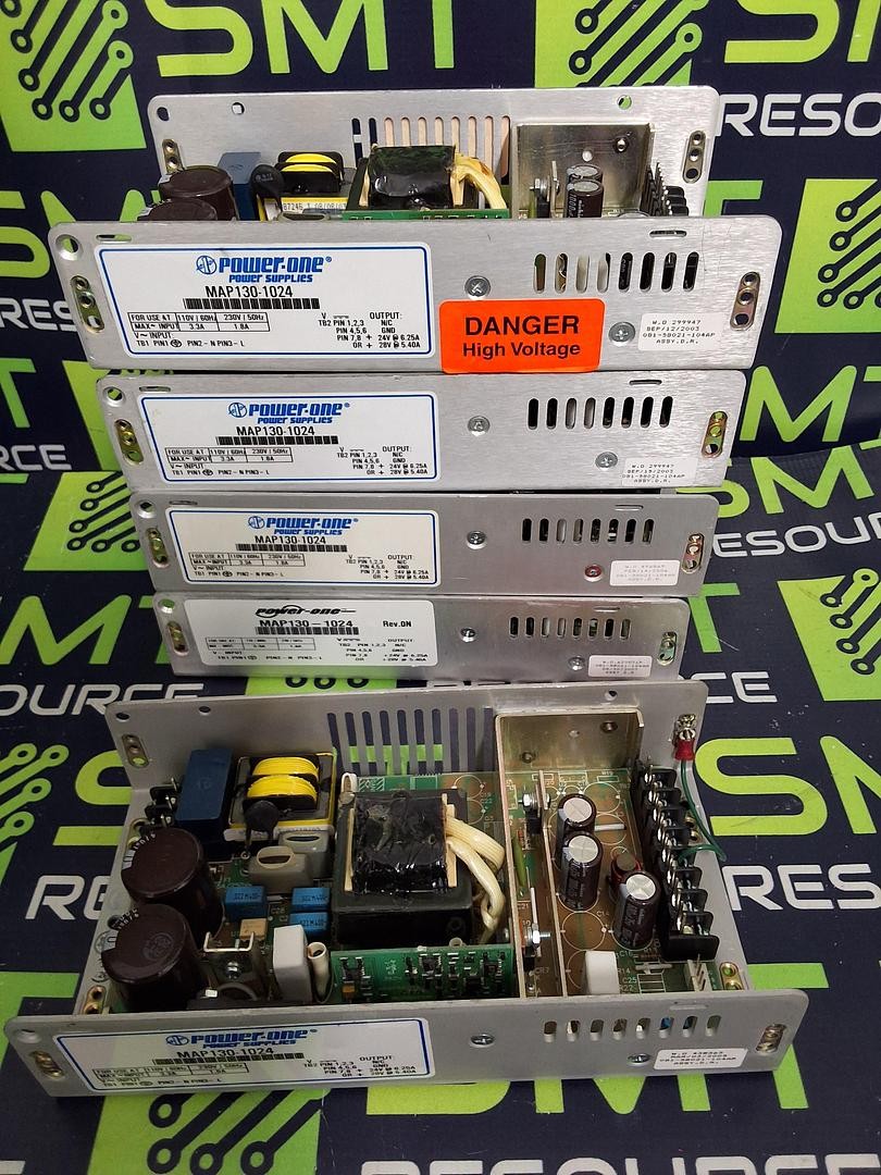 POWER-ONE MAP130-1024 POWER SUPPLY 1.8/3.3A 110/230VAC 24VDC 50/60Hz