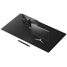 63" x 31.5" Extra Large Leather Desk Mat, Office Desk Pad Blotter, Oversized ...