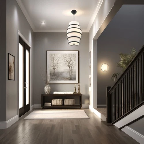 Minka Lavery 2441 Cascade 3 Light 12"W Pendant - Coal - Picture 5 of 9