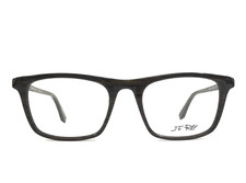 J.F. Rey Eyeglasses Frames JF1433 9525 Brown Blue Striped Woodgrain 52-19-148