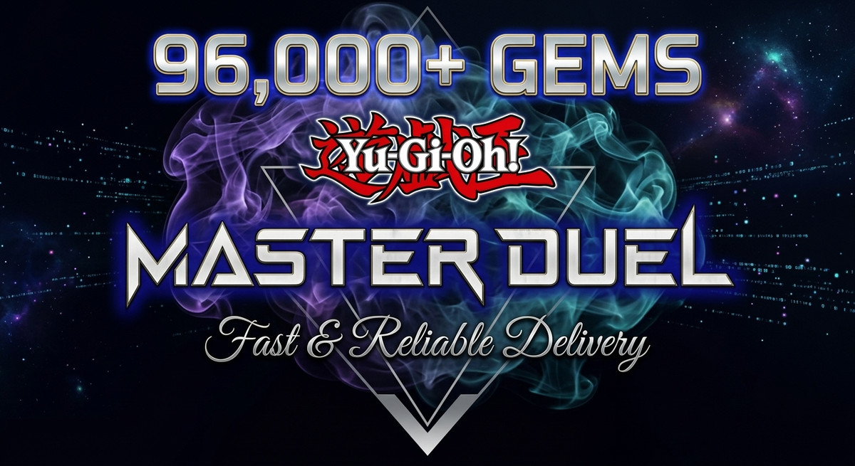 Yu-Gi-Oh Master Duel 96k Gems PC/XBOX/PLAYSTATION/MOBILE
