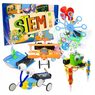 Kreatives DIY-Konstruktionsset: Baue deine eigenen STEM-Roboter (5-in-1)