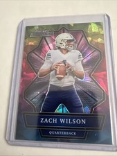 2021 Wild Card Alumination Zach Wilson #ABC-5 Holo-Lux Rainbow /25 (RC)