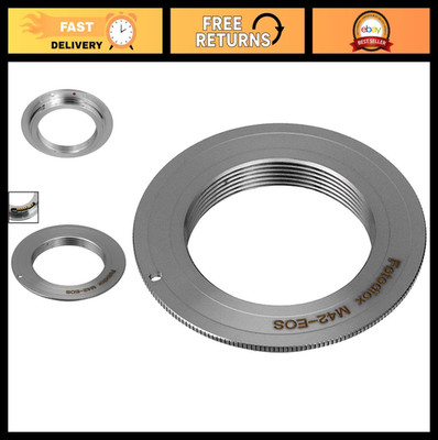 M42 Screw Mount to Canon EOS Lens Adapter with Focus Confirmation Chip - D/SLR C