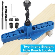 Wood Pocket Hole Jig Doweling Jig Self Centering Drilling Locator Guide 6/8/10mm