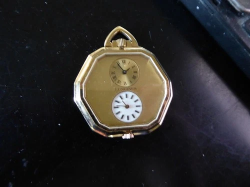 Vintage 17 Jewel Longines Dual Pocket Watch Never worn