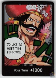 One Piece TCG Gol.D.Roger DON!! Card Carrying On His Will (OP13) Foil