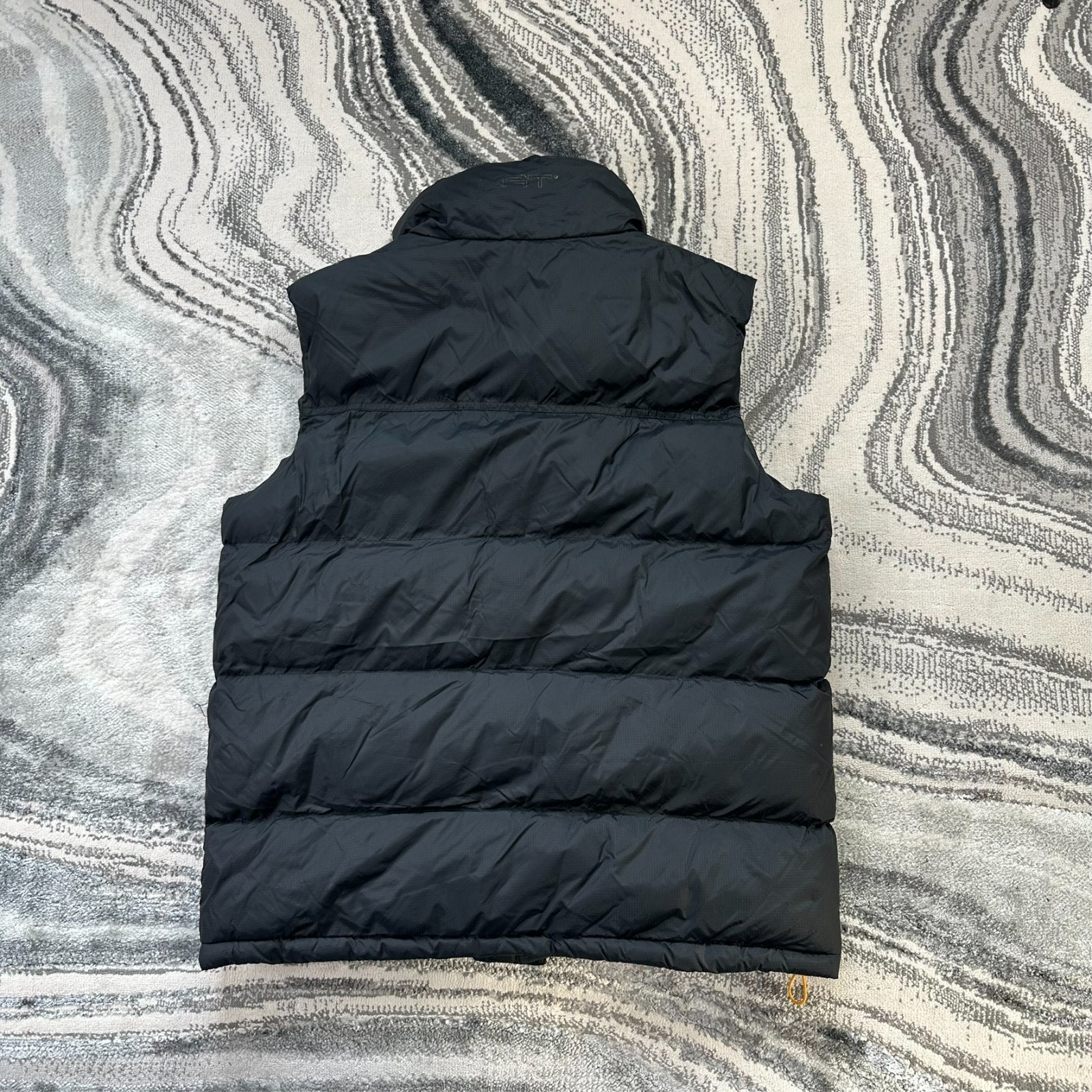 Vintage Caterpillar CAT 2000's Y2K Black Utility Large Vest Body Warmer Gilet image 8