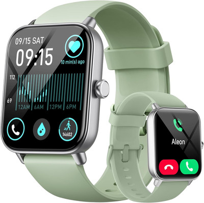 Woneligo Smart Watch Damen Herren Mit Telefonfunktion, Alexa Eingebaute 1.8'' Fi