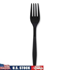 Heavyweight Disposable Forks Individually Wrapped Plastic Cutlery Event Catering