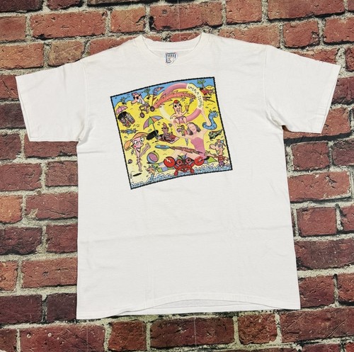 Vintage 7 Up Uncola Island Soda Promo T-Shirt Single Stitch XL Laird Art 90s