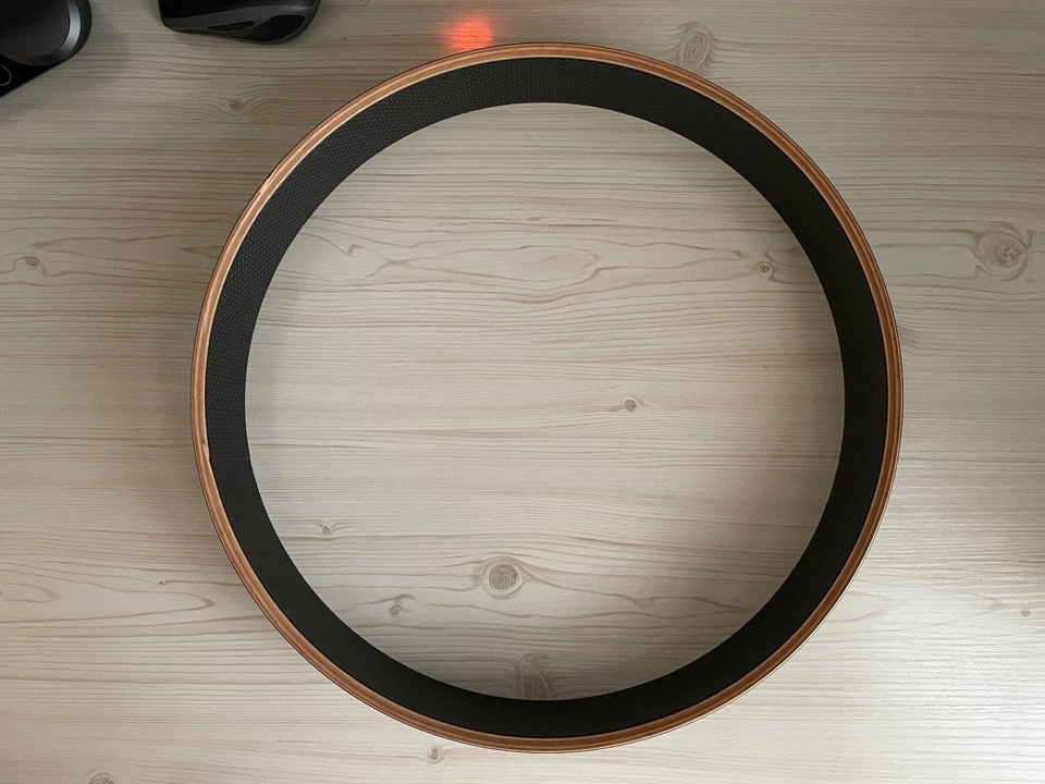 Pearl Floating 3.5" x 14" Piccolo Carbonply Maple Snare Drum Shell, Free Floater - Image 3 of 4