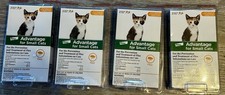 X 4 Boxes Elanco Advantage Flea Control Small Cats 5-9lbs 2 Doses