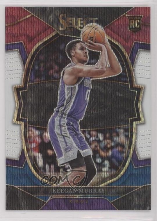 2022-23 Panini Select Concourse Tri-Color Prizm Keegan Murray #81 5y7