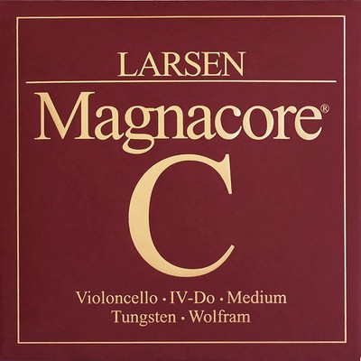 Larsen Strings Magnacore Cello C String 44 Size, Medium Tungsten, Ball End