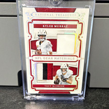 Panini 2025 National Treasures Kyler Murray Trey McBride NFL Gear GCM-MM Mem