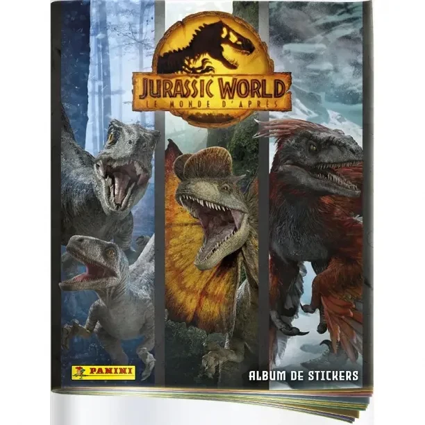 Autocollant / Stickers .. Panini Collection Jurassic World Album + 50 Pochettes - Photo 1/1
