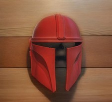 Star Wars The Mandalorian 3D Printed Helmet For Cosplay -Red