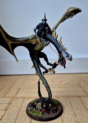 GW Herr der Ringe Tabletop MESBG - Hexenkönig auf Schatten - Zinn bemalt