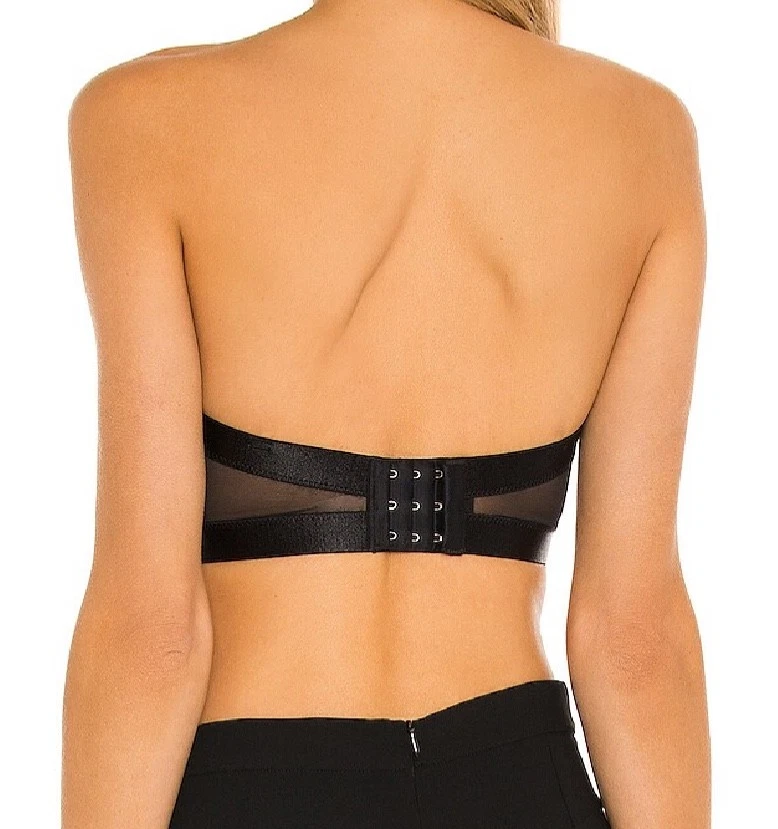 Sujetador sin tirantes Thistle and Spire MIRAGE NEGRO encaje 34A-36D ELIGE TALLA CORREAS INC Foto 3 de 3