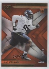 2019 Panini XR Rookies Orange 43/99 LJ Collier #193 0q3