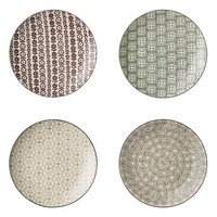 Bloomingville Karine Teller 4Er Set 20Cm Keramik Speiseteller Essteller DäNisch