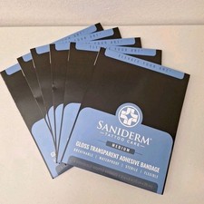 6 Pk Saniderm Tattoo Aftercare Bandages 6"x8" Waterproof Sterile Adhesive Shield