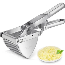 Potato Ricer, Sopito Stainless Steel Potato Masher for Commercial and Home Use