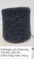 Filato yarn stock rocche Charming by E.Miroglio. Fluffy merinos. 760 g.