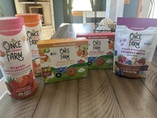 TODDLER/KIDS DEAL    Once Upon A Farm Organic Bundle of 5 Toddler Snacks