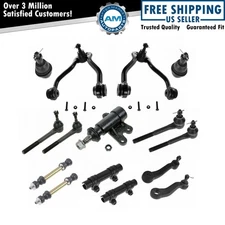 Front Control Arm Ball Joint Tie Rod Sway Link Steering Suspension Kit 15pc