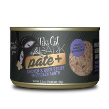 Tiki Cat After Dark Pate+ Chicken & Duck Wet Cat Food 8-Pack 5.5oz High-Protein