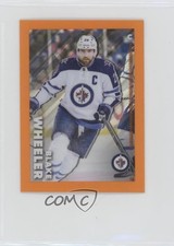2022 Topps Chrome NHL Sticker Collection Orange Refractor /25 Blake Wheeler ka7