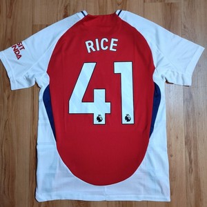 アーセナル RICE 41番 ジャージ Official RICE #41 Arsenal FC Home CUP 2025-26 PRINT | eBay