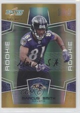 2008 Score Select Rookie Gold Zone Signatures 12/50 Marcus Smith #398 Auto 0i0