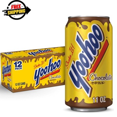 Yoo-hoo Chocolate Drink, 11 Fluid Ounce, 12 Pack Cans - Free Shipping