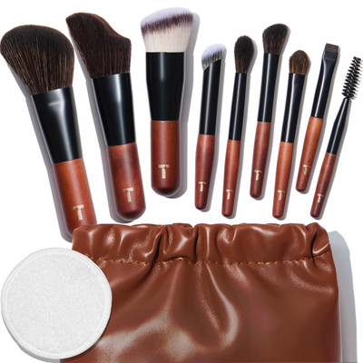 Cosme Life Cosme 9 Flawless Face Mini Travel Makeup Brushes - Full Size Brush