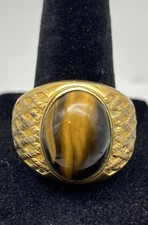 Gold Filled Tiger's Eye Size 11.5 Ring 10.0g
