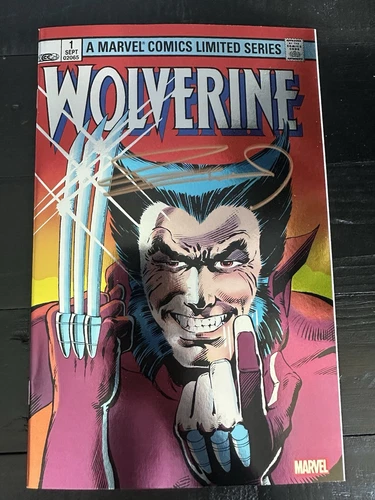 WOLVERINE #1 FOIL FRANK MILLER FACSIMILE VARIANT SIGNED BY FRANK MILLER W/COA