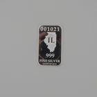 U.S. State Silver bar .999 1ozt Proof - IL/Illinois - 001021/041785