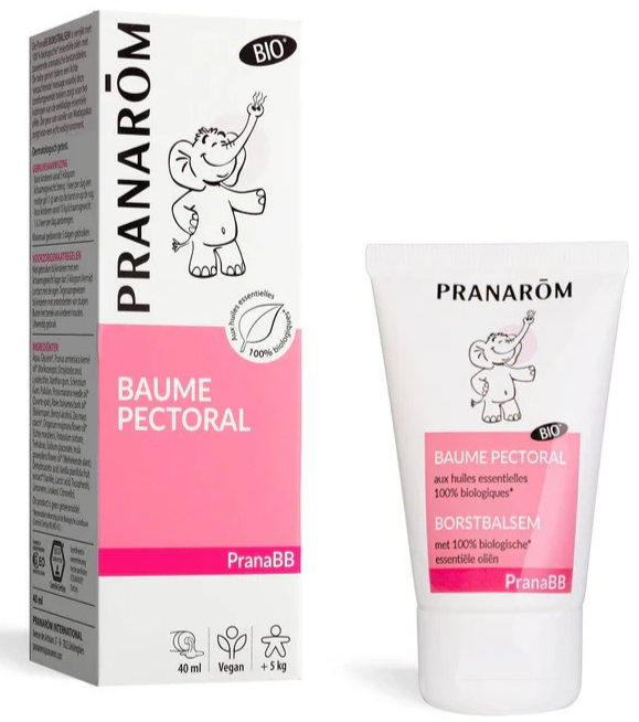 PRANAROM PRANABB Baume pectoral Bio 40 ml