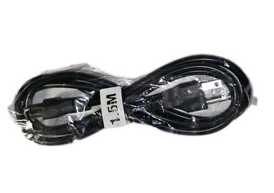 AC Power Cord Replacement 3 Prong C5 Power Cable Black 1.5 Meter 4.92ft Sealed