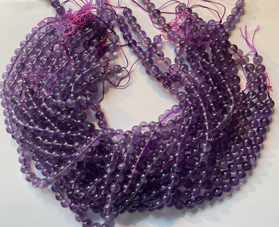 Ein Strang 8 mm Amethyst 15,5 Zoll Perlen UNTEN GROSSHANDEL!!!